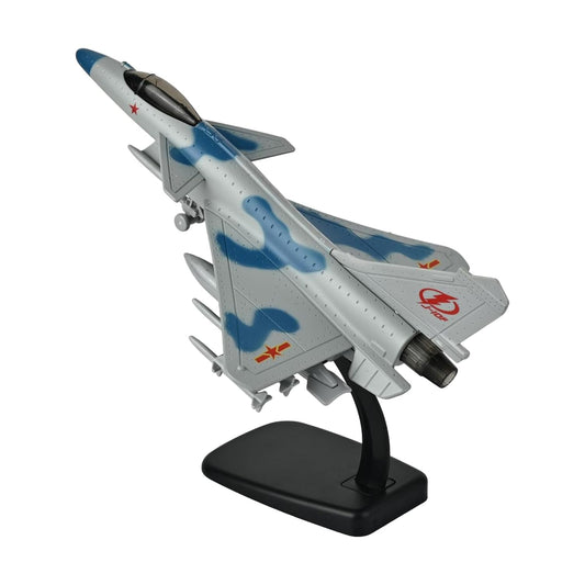 Toys Uncle Diecast Aeroplane Scale Model, (1:400 Fighter Aeroplane with Light and Sound (Type 11))