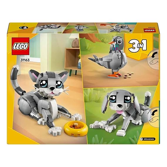 LEGO Creator 3in1 Playful Cat Pet Toy Animal 31163
