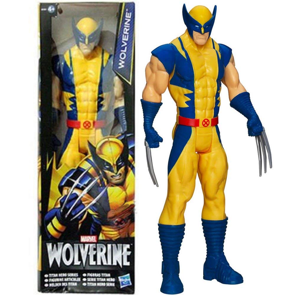 Marvel Titan Hero Series Wolverine Action Figure – X-Men Superhero Collectible Toy