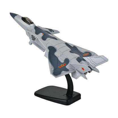 Toys Uncle Diecast Aeroplane Scale Model, (1:400 Fighter Aeroplane with Light and Sound (Type 10))