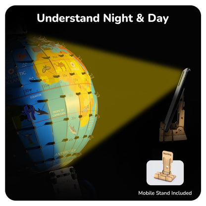 Smartivity Interactive Globe Model for Kids 8-14 Years Old | Build Your Own Globe with 1000+ Facts About Animals, Monuments, Places I Birthday Gift for Boys...(PACK OF 6)