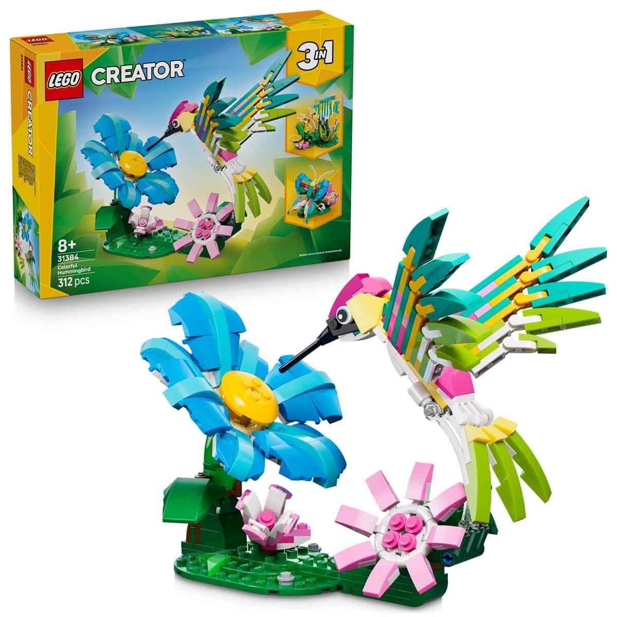 LEGO Creator 3 in 1 Wild Animals: Colorful Hummingbird  31384