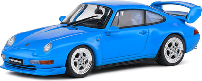solido 421437790 1:43 Porsche 993 RS CLUBSPORT Blue Model Car
