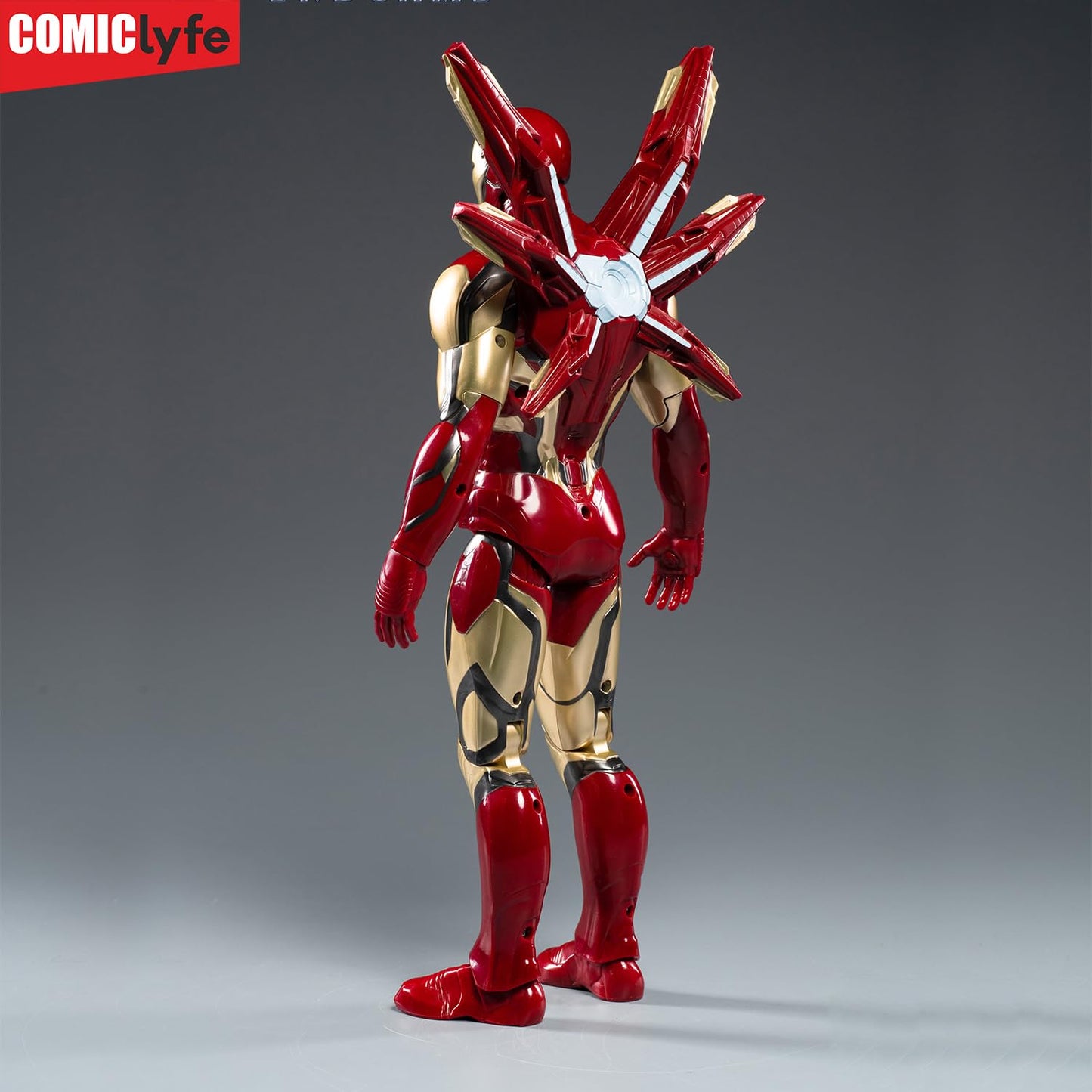 Marvel Iron Man MK85 Armor 14 Inch Superhero Action Figure Toy | Marvel Collectible Figurine Kids & Collectors | Fully Articulated ABS + PV Material | Super Heroes Toy for Kids & Collectors