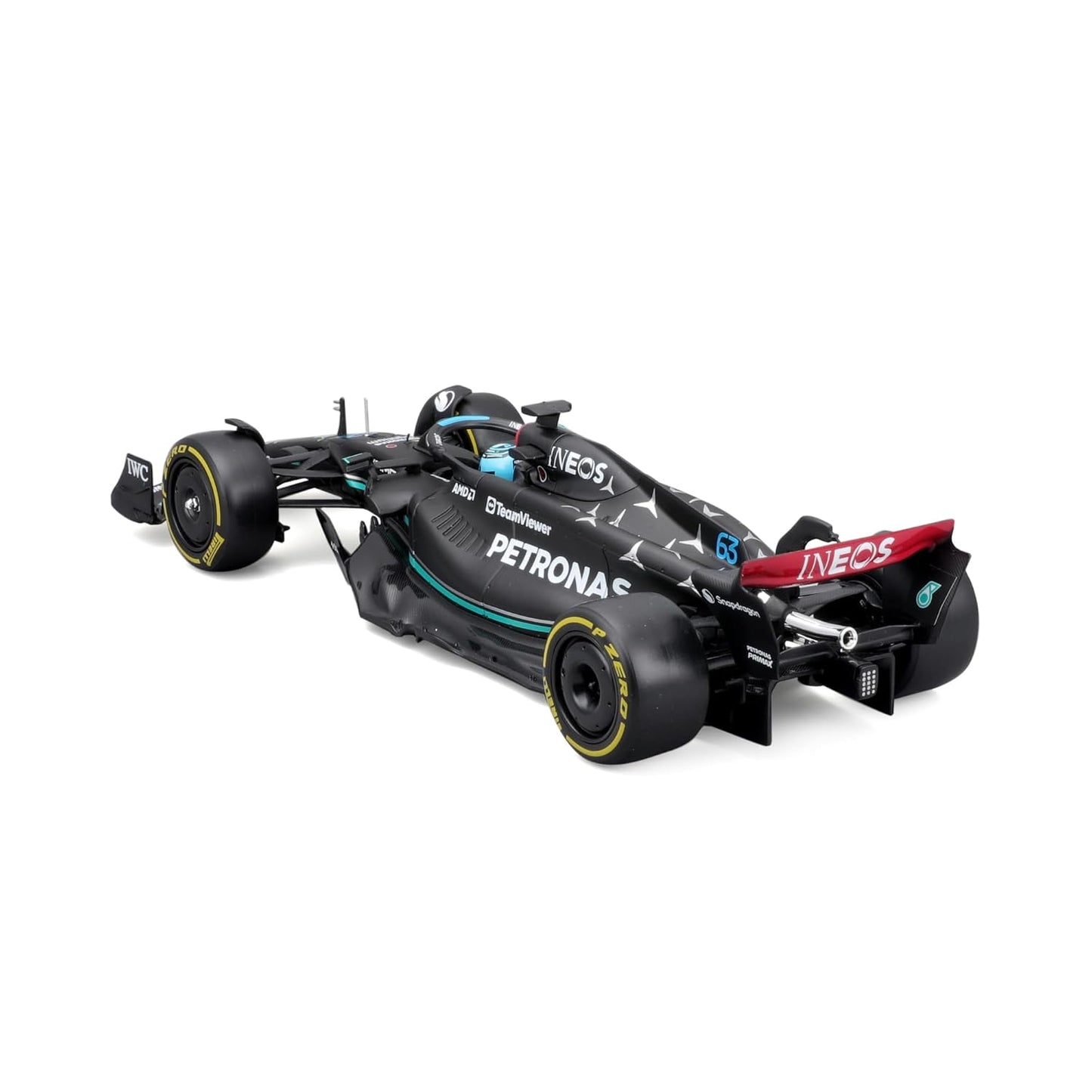 Bburago Formula Racing 2023 Mercedes W14 E Performance #63 George Russell 1:24 Scale Diecast Vehicle