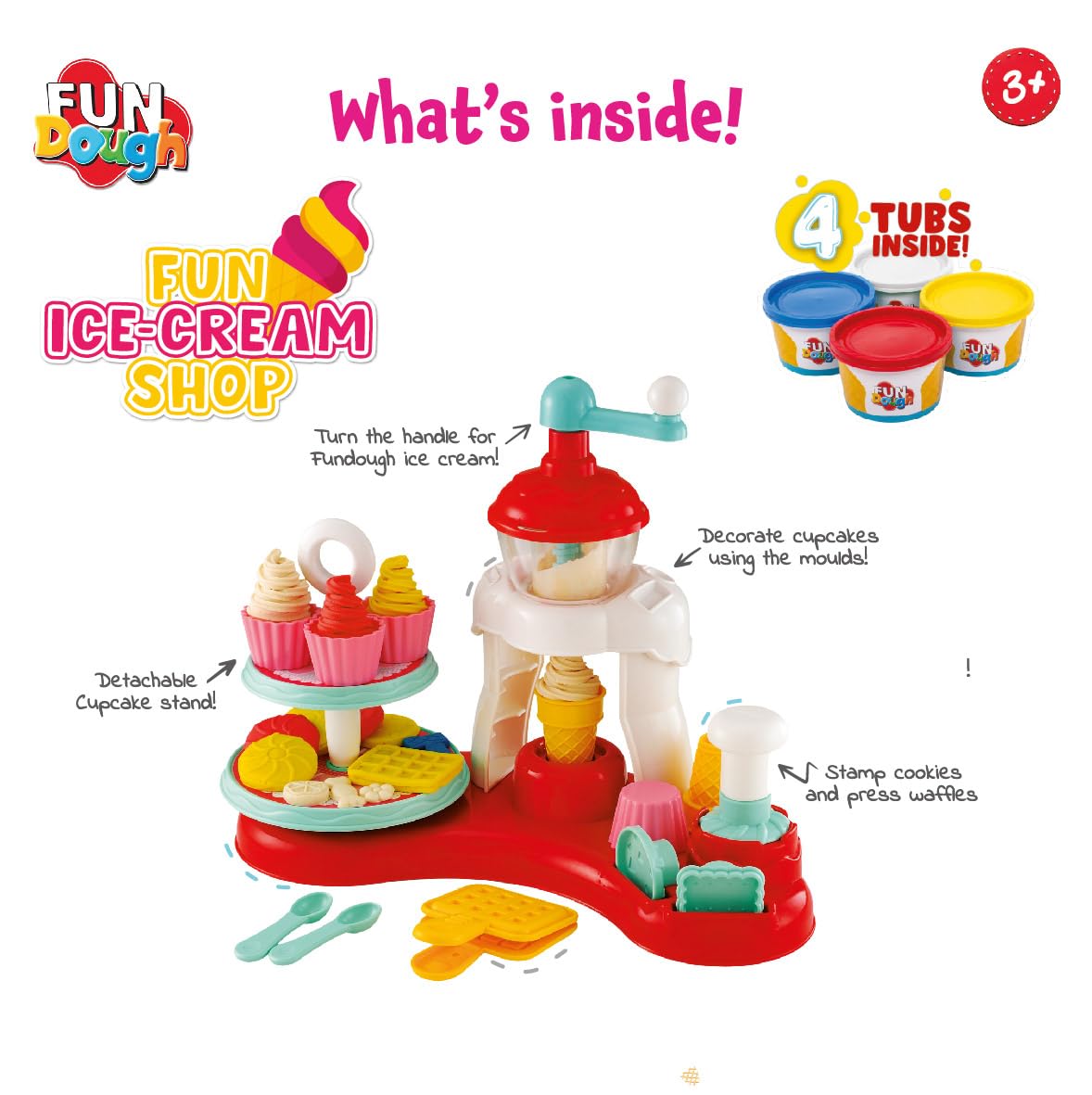 Fun Ice Cream Shop, Play Set for Kid (PACK OF 6)