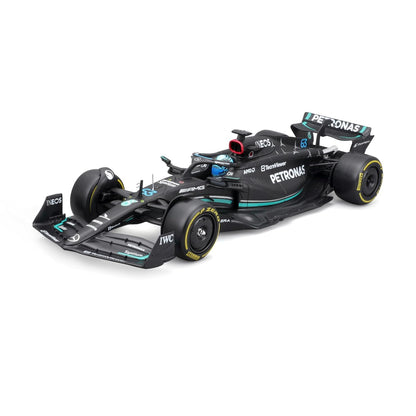 Bburago Formula Racing 2023 Mercedes W14 E Performance #63 George Russell 1:24 Scale Diecast Vehicle