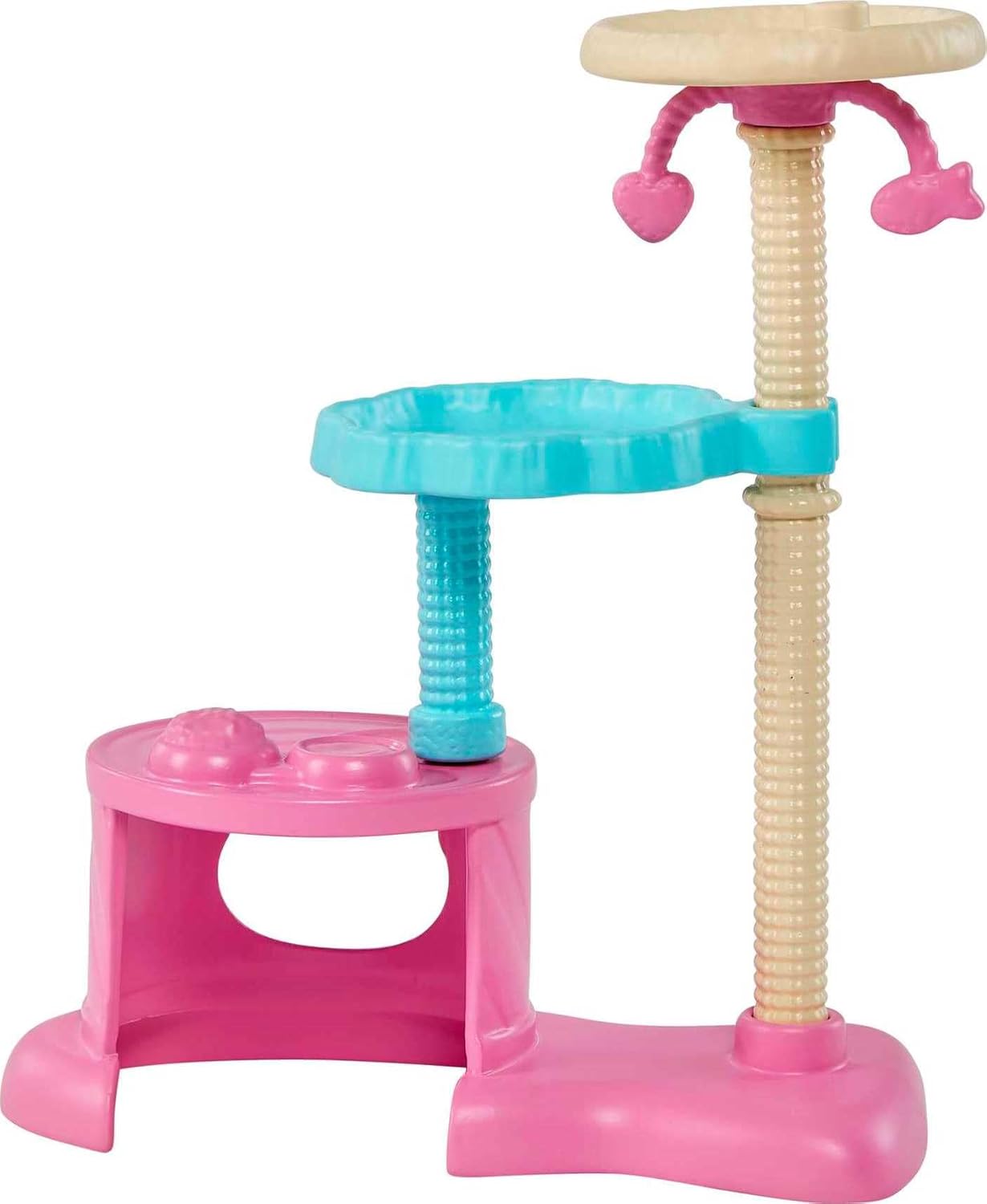Barbie® Kitty Condo™ Doll and Pets Playset Doll (Brunette), 1 Cat, 4 Kittens, Cat Tree & Accessories, Toy for 3 Year Olds & Up HHB70