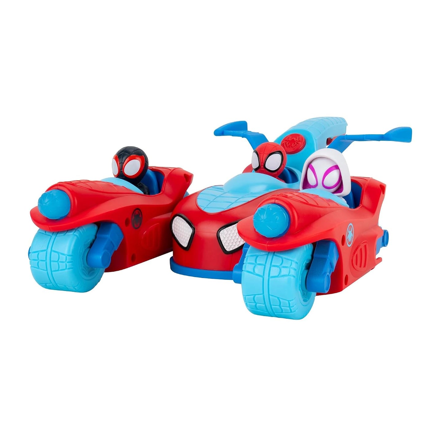 Spidey and his Super Friends SNF0346 Team Split Racer, 3-in-1 Vehicle with Sound, from 3 Years