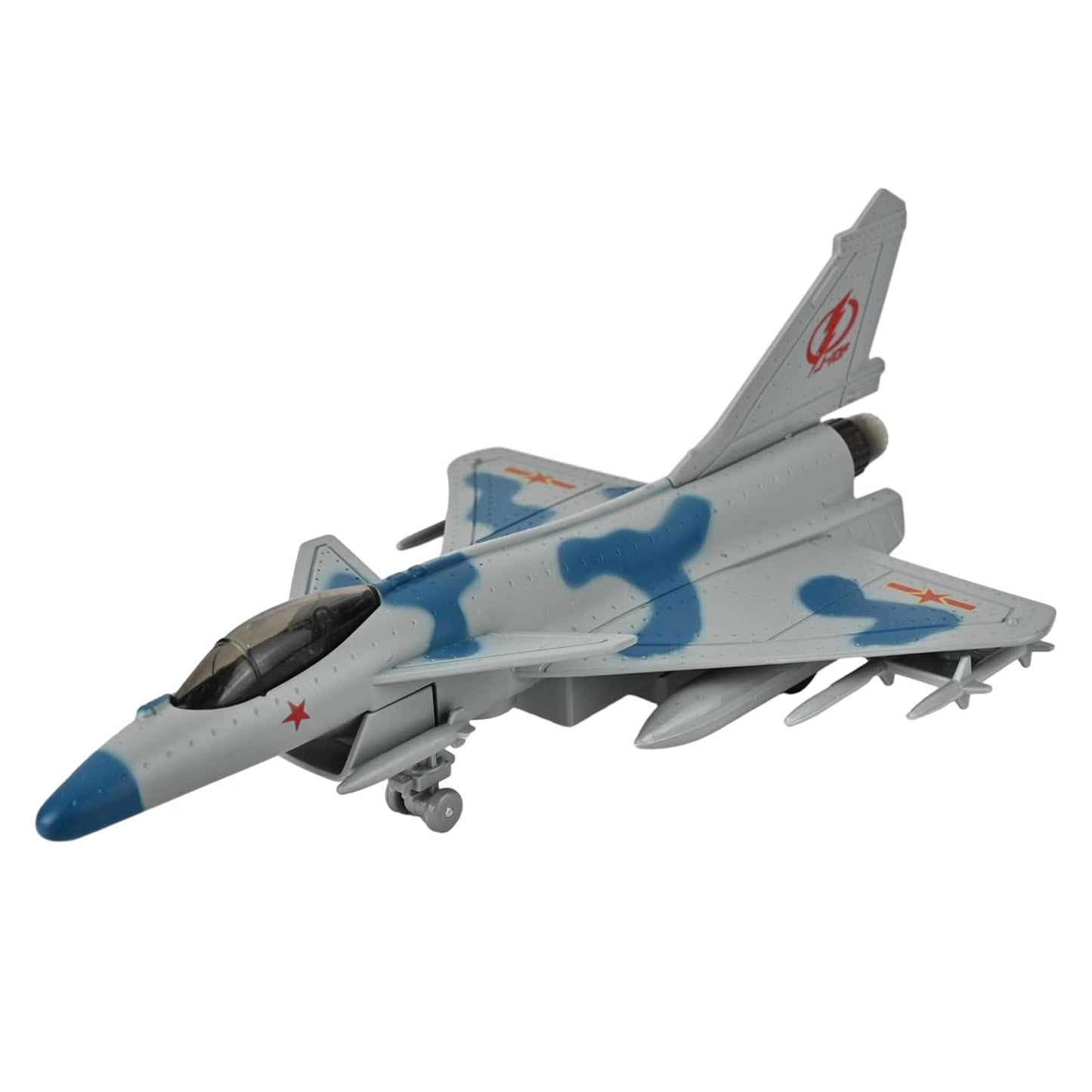 Toys Uncle Diecast Aeroplane Scale Model, (1:400 Fighter Aeroplane with Light and Sound (Type 11))