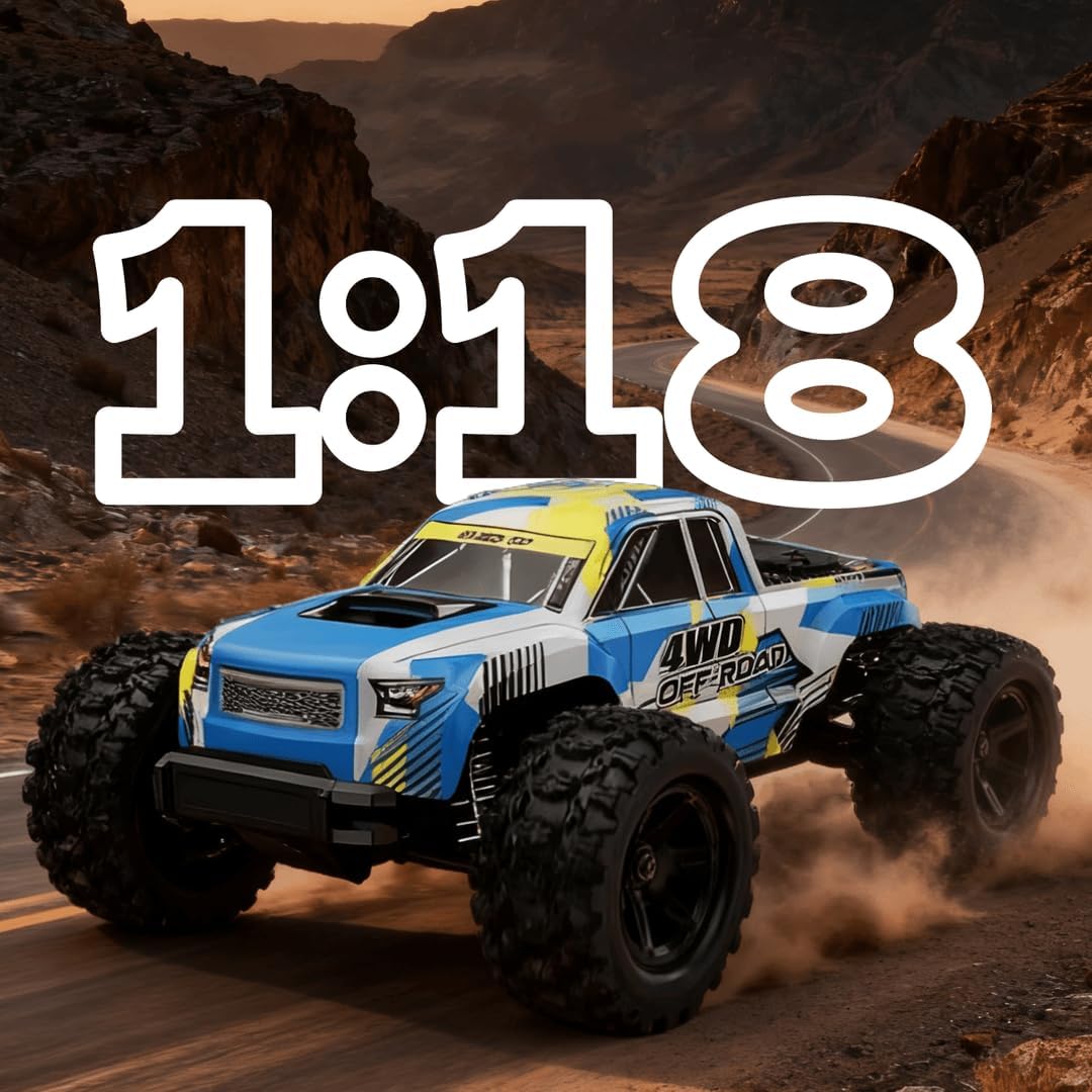Fenamx MJX Hyper Go 18208 1:18 Scale High-Speed 4WD RC Off-Road Truck