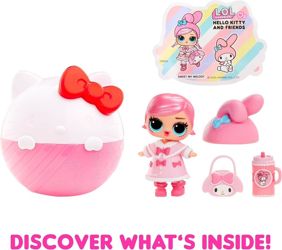 Revised Product Title: L.O.L. Surprise! Loves Hello Kitty & Friends Tots – Collectible Mini Doll with 7 Surprises