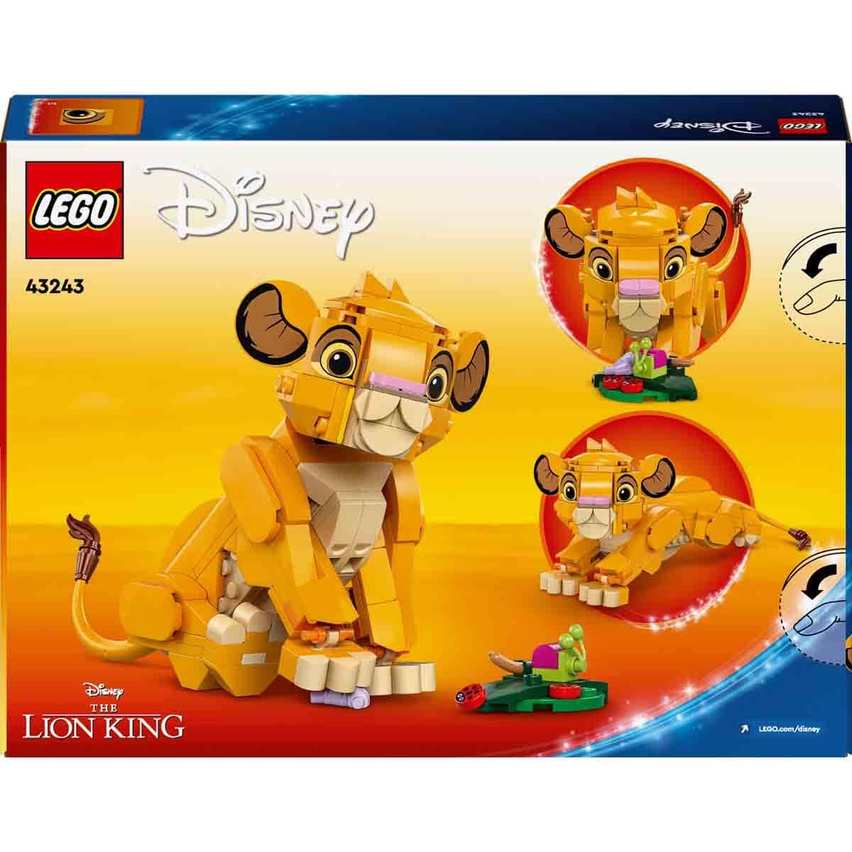LEGO ǀ Disney Simba The Lion King Cub Fun Gift Idea 43243 Building Blocks Toys for 6+ Gift for Boys and Girls
