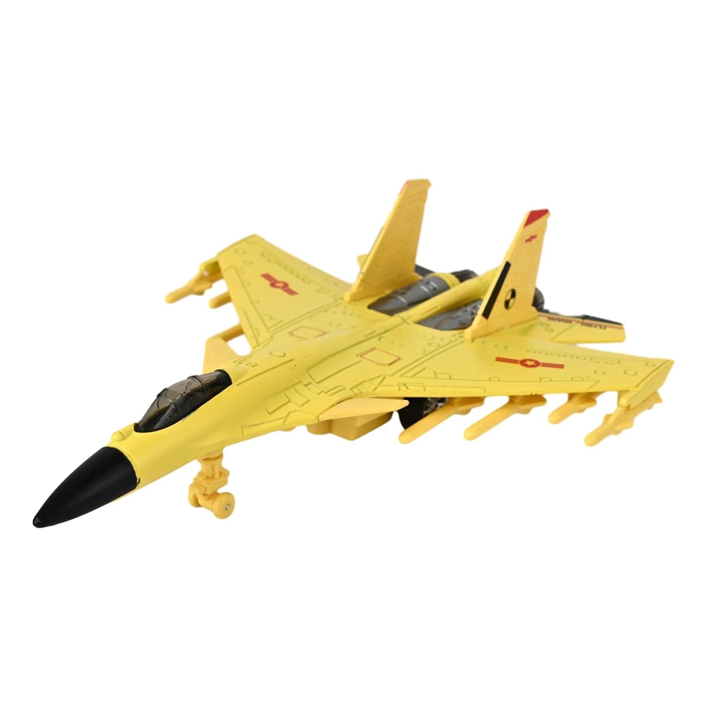 Toys Uncle Diecast Aeroplane Scale Model, (1:400 Fighter Aeroplane with Light and Sound (Type 14))