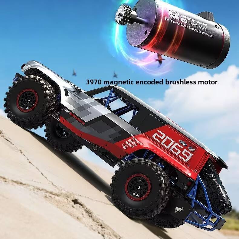 MJX Hyper Go H8P 1:8 Scale Ford Bronco Baja 1000 4WD Brushless RC Off-Road Crawler