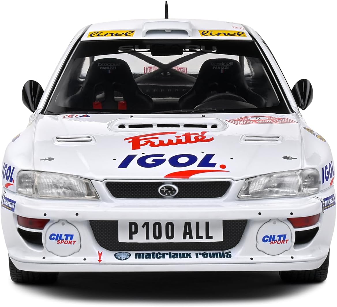 solido 1:18 Subaru Impreza S5 WRC99 22B Blue 17 Panizzi/Panizzi Rally Monte Carlo 1999