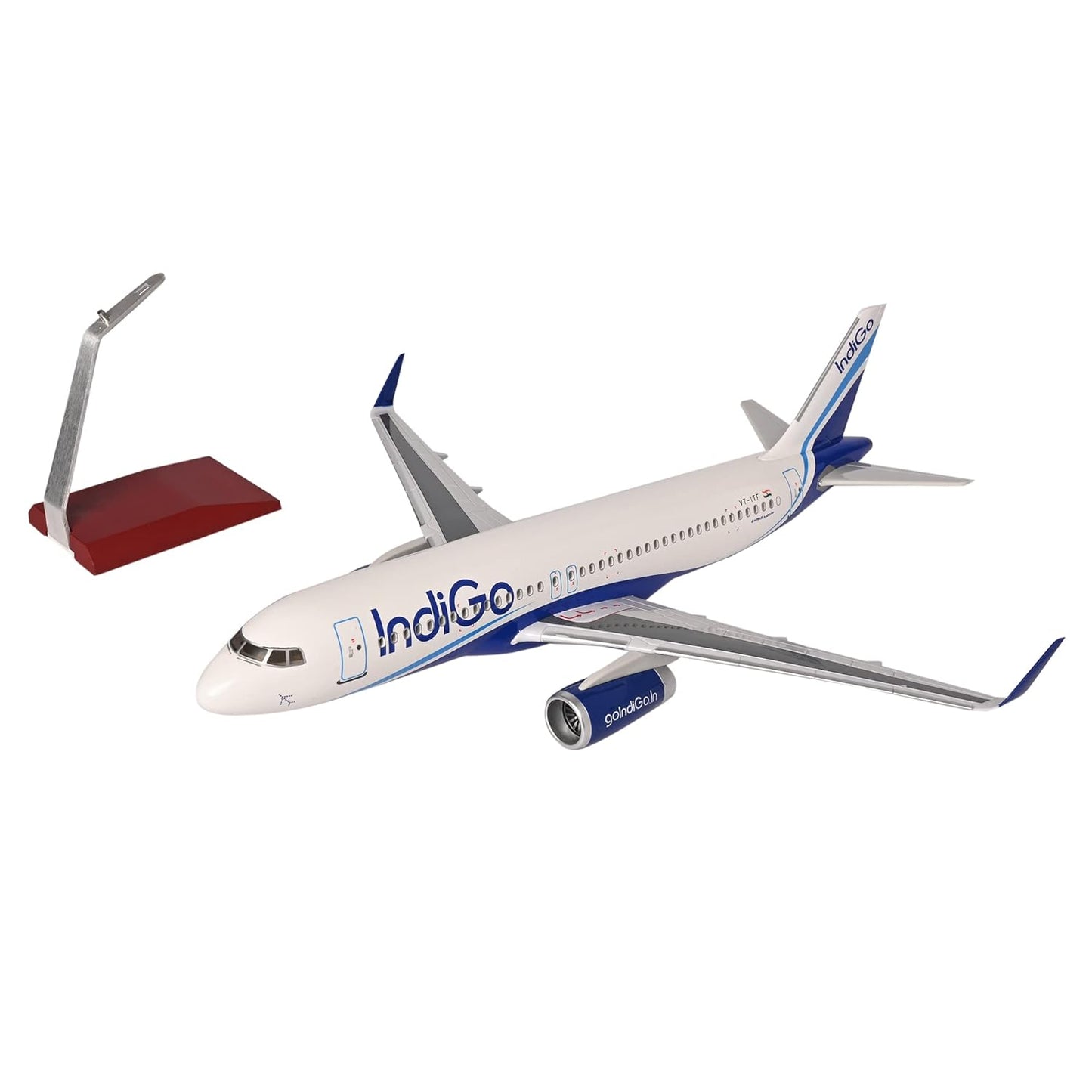 Diecast Aeroplane Scale Model 46cm 1:160 Indigo