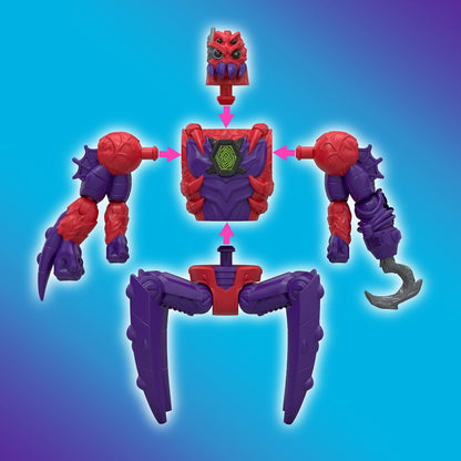 MRBEAST LAB Hybrids Multi Pack, Reveal Different Hybrid Parts to Create 2 Mix & Match Action Figures