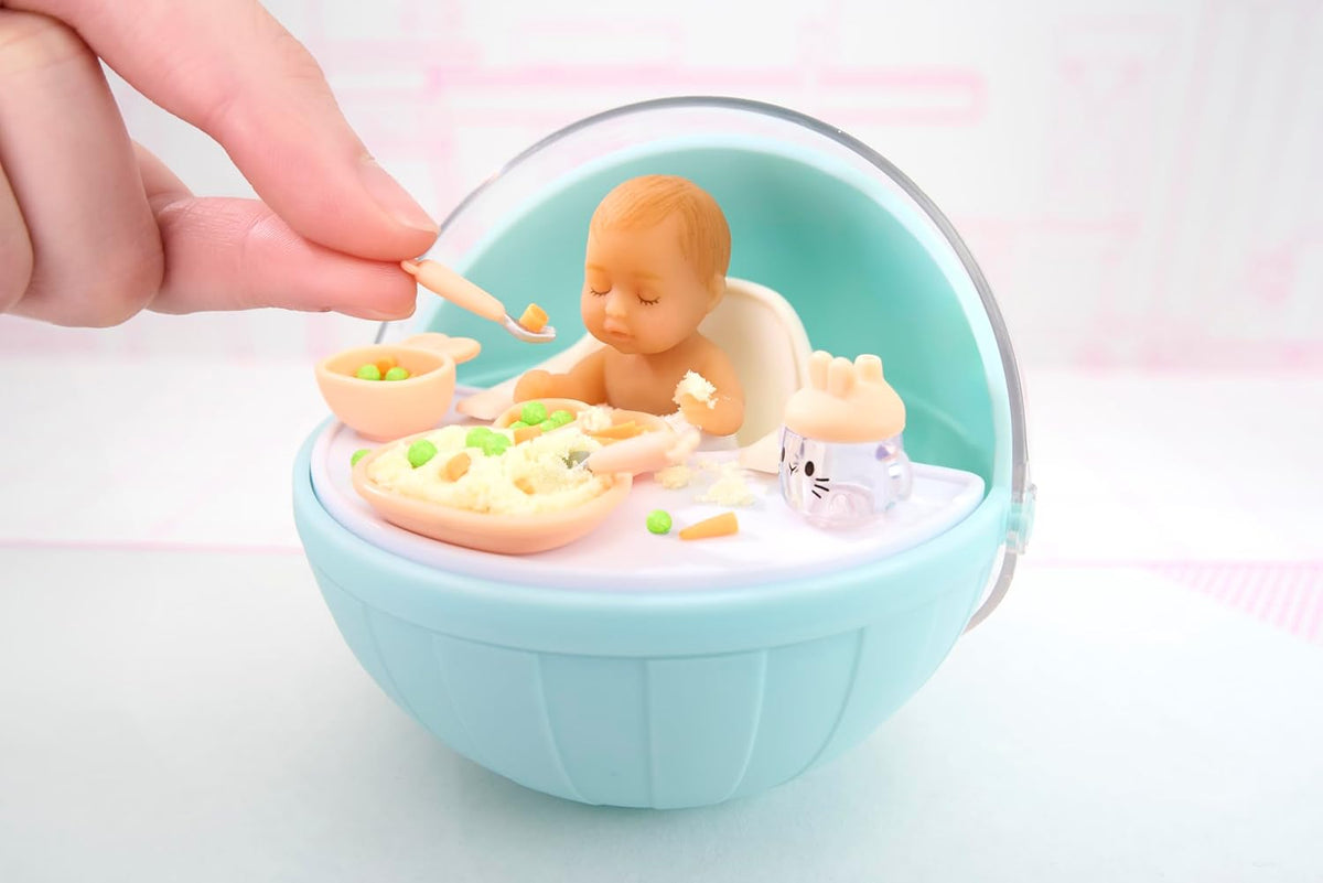 MGA’s Miniverse Make It Mini Real Baby 2-Pack – Mini Baby Collectibles with Feeding Accessories