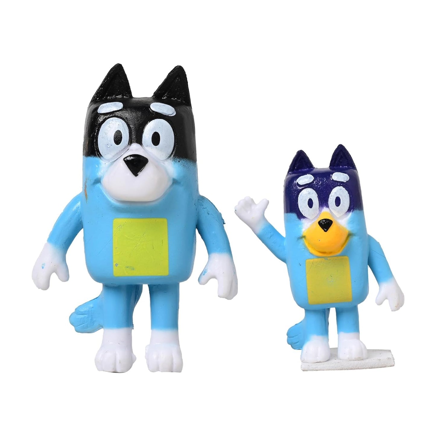 Royaldeals Bluey Family Figurines 6-Pack Set Including Bluey Bingo Chilli and Bandit - Genuine Licensed Toys