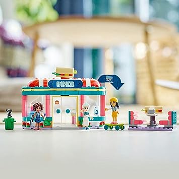 LEGO Friends Heartlake Downtown Diner 41728 Building Toy Set (346 Pieces)