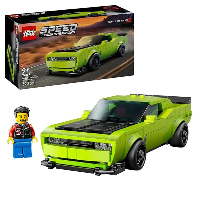 LEGO Speed Champions Dodge Challenger SRT Hellcat Sports Car Toy 77237