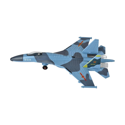 Toys Uncle Diecast Aeroplane Scale Model, (1:400 Fighter Aeroplane with Light and Sound (Type 16))