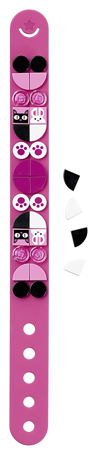 LEGO DOTS 41901 Funky Animals Bracelet DIY Jewellery Craft Set, 33 Pieces, Ages 6+