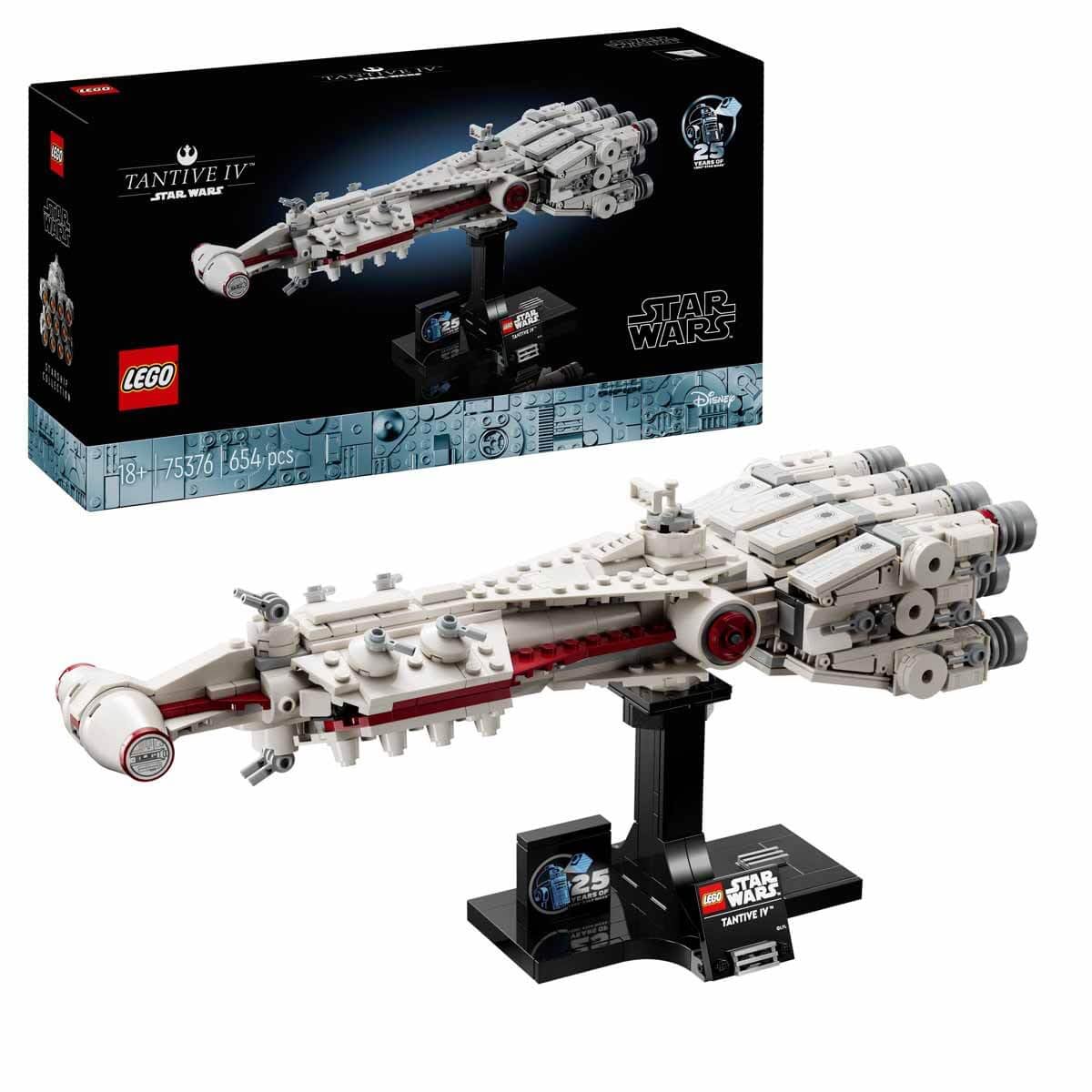 LEGO Star Wars Tantive IV Building Set 75376 (654 Pieces)