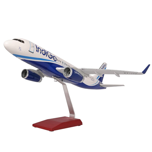 Diecast Aeroplane Scale Model 46cm 1:160 Indigo