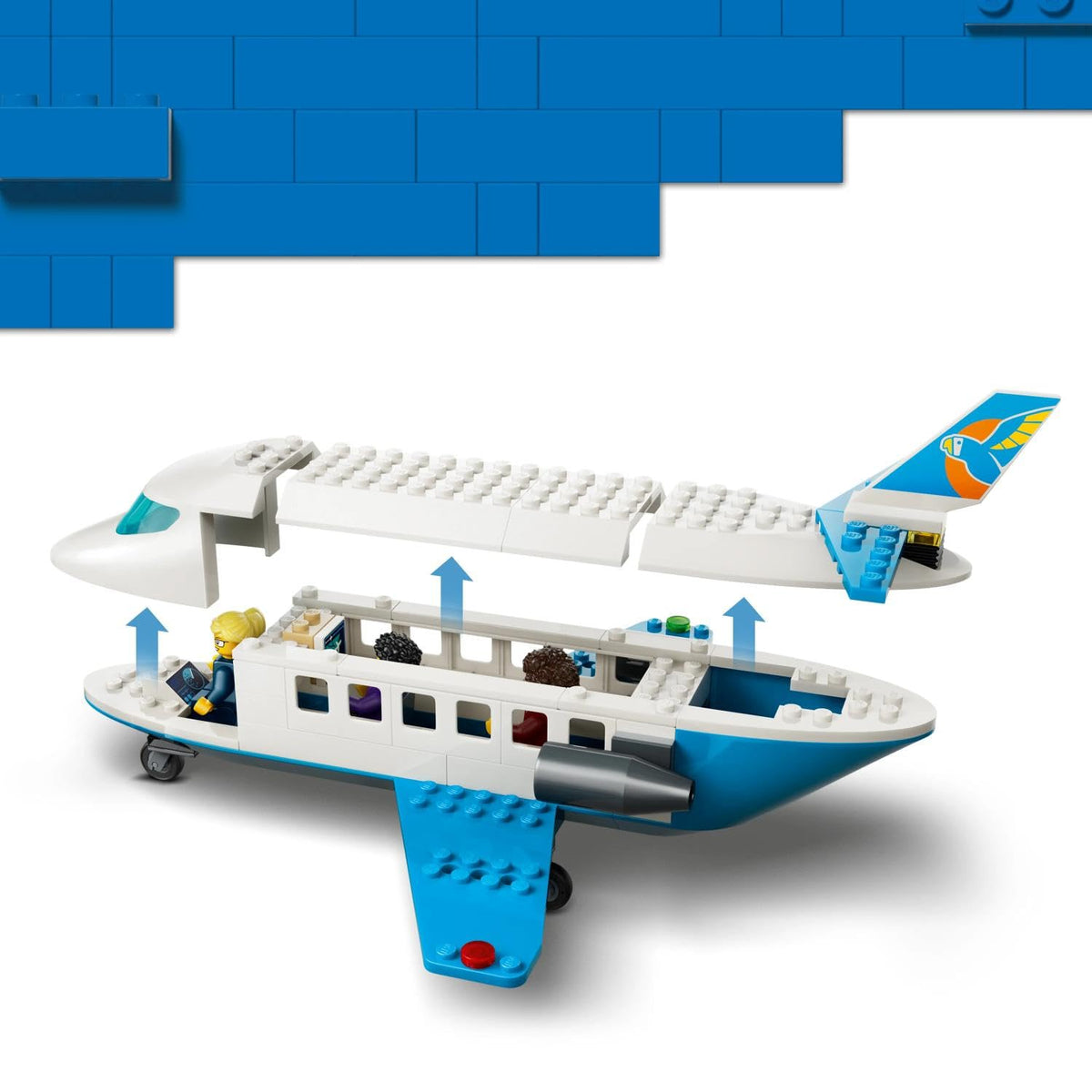 LEGO City 60492 Passenger Jet Airplane Building Set, 118 Pieces, 4+