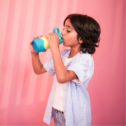Basil HydraPop 380ml Insulated Stainless Steel Water Bottle – BPA-Free Kids Sipper