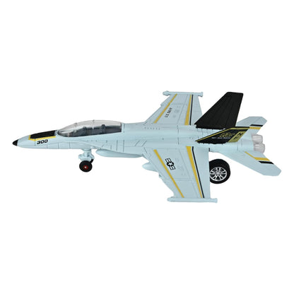 Toys Uncle Diecast Aeroplane Scale Model, (1:400 Fighter Aeroplane with Light and Sound (Type 4))