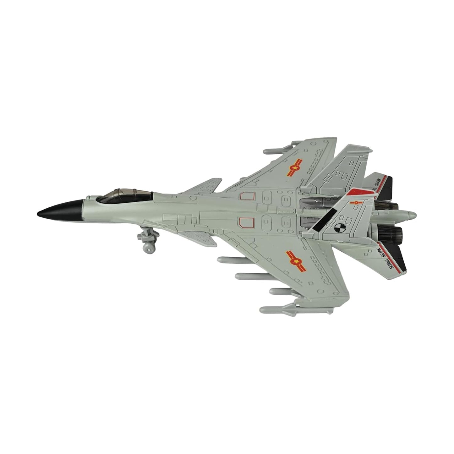 Toys Uncle Diecast Aeroplane Scale Model, (1:400 Fighter Aeroplane with Light and Sound (Type 3))