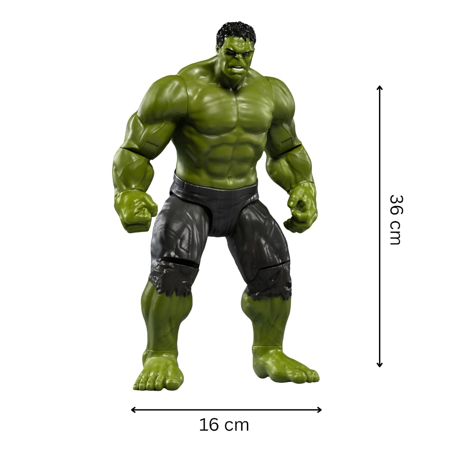 ZD Toys Action Figure – 14 Inch Avengers Hulk, Premium Superhero Collectibles, Durable PVC Material, Ideal Gift for Fans & Collectors, Ages 15+ Years