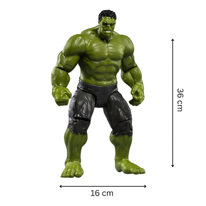 ZD Toys Action Figure – 14 Inch Avengers Hulk, Premium Superhero Collectibles, Durable PVC Material, Ideal Gift for Fans & Collectors, Ages 15+ Years