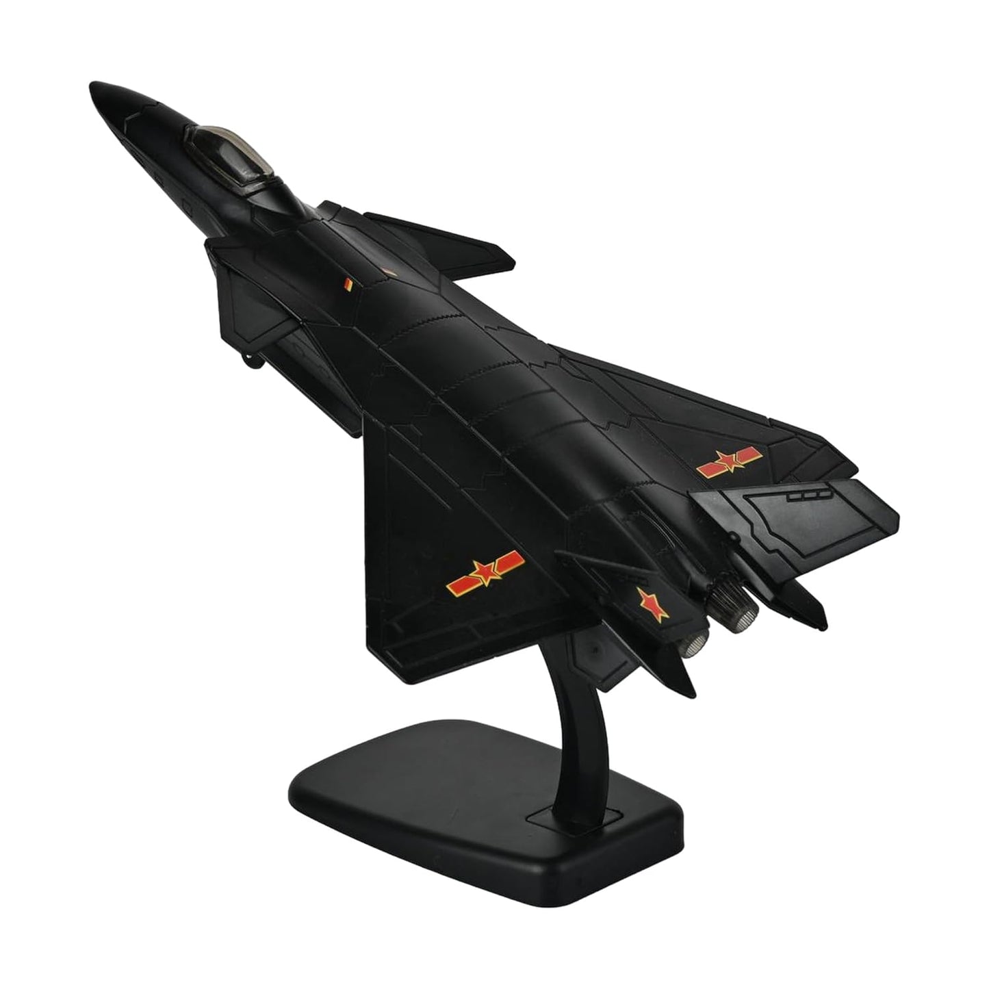 Toys Uncle Diecast Aeroplane Scale Model, (1:400 Fighter Aeroplane with Light and Sound (Type 12))