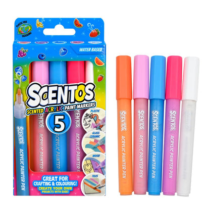 Scentos Scented Acrylic Paint Markers (PACK OF 10)