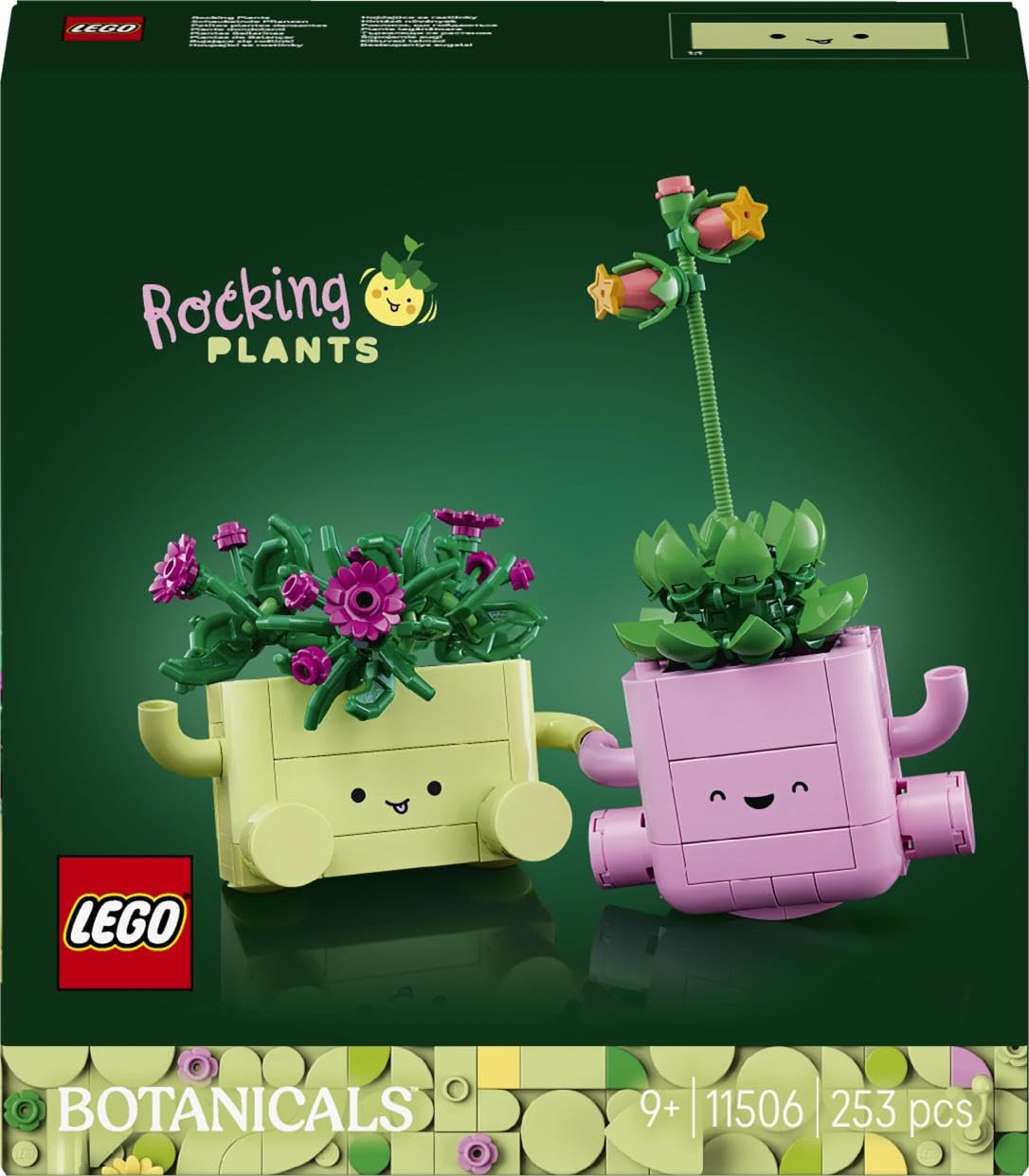 LEGO Botanicals 11506 Rocking Plants Decorative Building Set, 253 Pieces, 9+