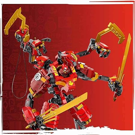 LEGO NINJAGO Kai’s Ninja Climber Mech Toy Set 71812