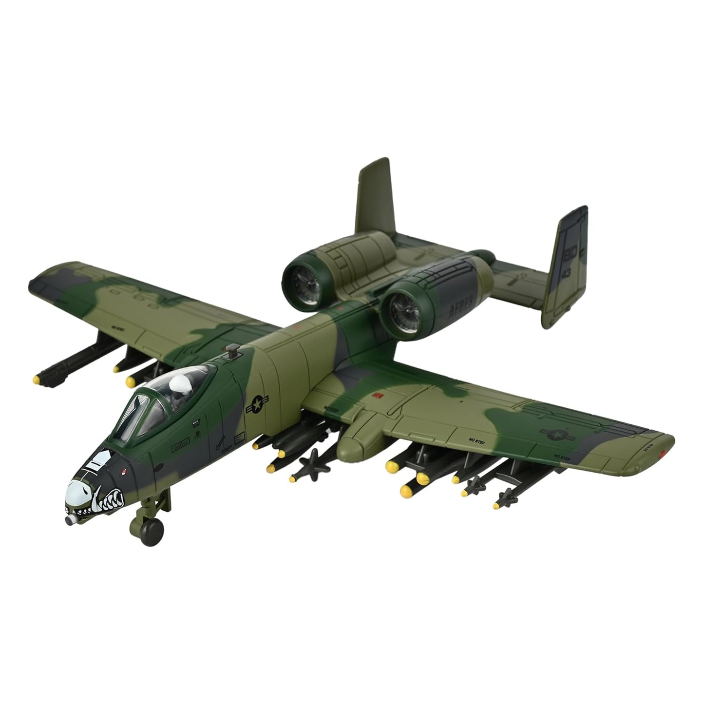 Toys Uncle Diecast Aeroplane Scale Model, (1:400 Fighter Aeroplane with Light and Sound (Type 21))