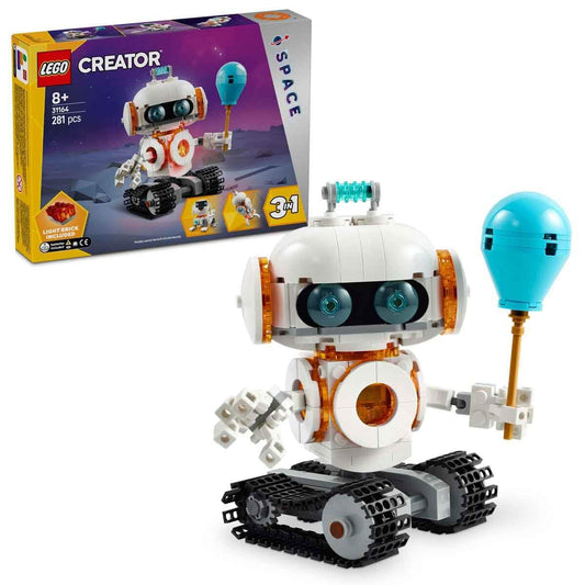 LEGO Creator 31164 Space Robot 3-in-1 Building Set, 281 Pieces, 8+