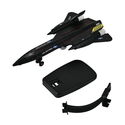 Toys Uncle Diecast Aeroplane Scale Model, (1:400 Fighter Aeroplane with Light and Sound (Type 18))