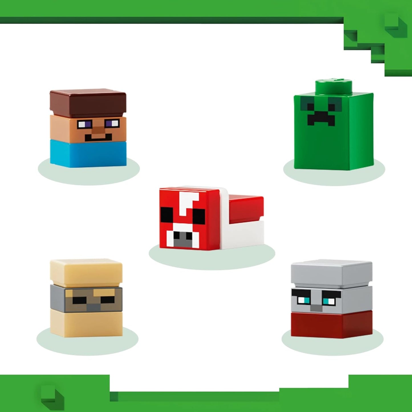 LEGO Minecraft Mini Biomes - Minecraft Art Building Set - Gaming Decoration for Ages 12+ - 21589