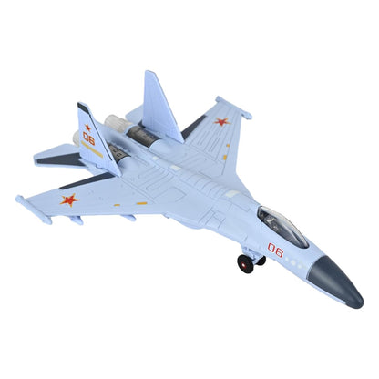 Toys Uncle Diecast Aeroplane Scale Model, (1:400 Fighter Aeroplane with Light and Sound (Type 1))