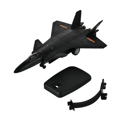 Toys Uncle Diecast Aeroplane Scale Model, (1:400 Fighter Aeroplane with Light and Sound (Type 12))