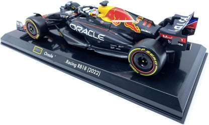 Bburago 2022 1/24 New F1 RB18#11 Perez Racing Compatible with Red Bull 1:24 R18 NO.11 Static Alloy Car Collectible Gift Die Cast Model
