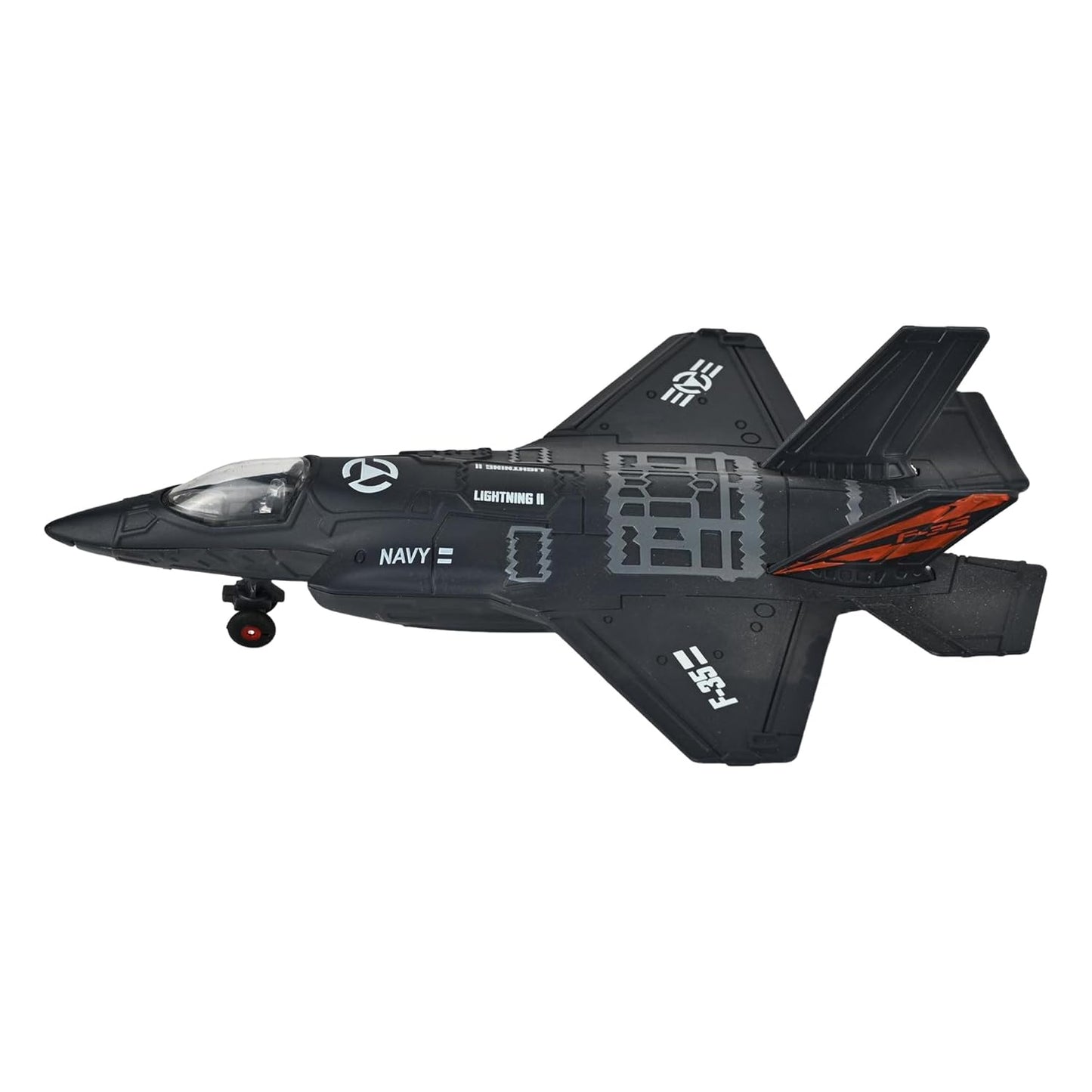 Toys Uncle Diecast Aeroplane Scale Model, (1:400 Fighter Aeroplane with Light and Sound (Type 6))