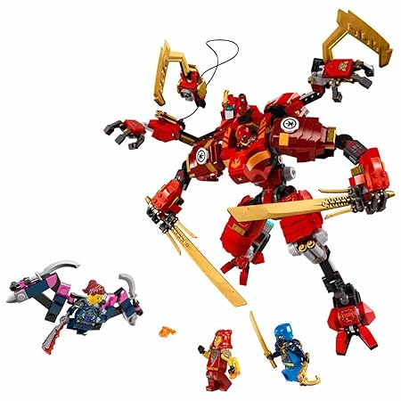 LEGO NINJAGO Kai’s Ninja Climber Mech Toy Set 71812