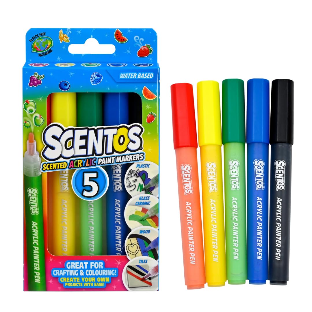 Scentos Scented Acrylic Paint Markers (PACK OF 10)